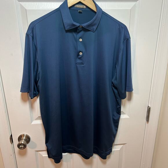 Peter Millar Size Large Men's Golf Shirt Polo Short Sleeve - Picture 5 of 6